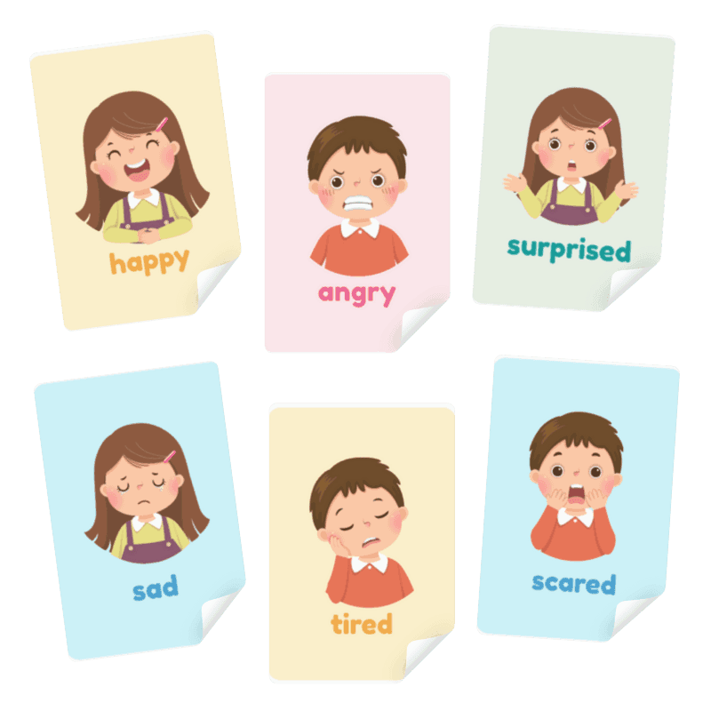 Flashcards of Emotions