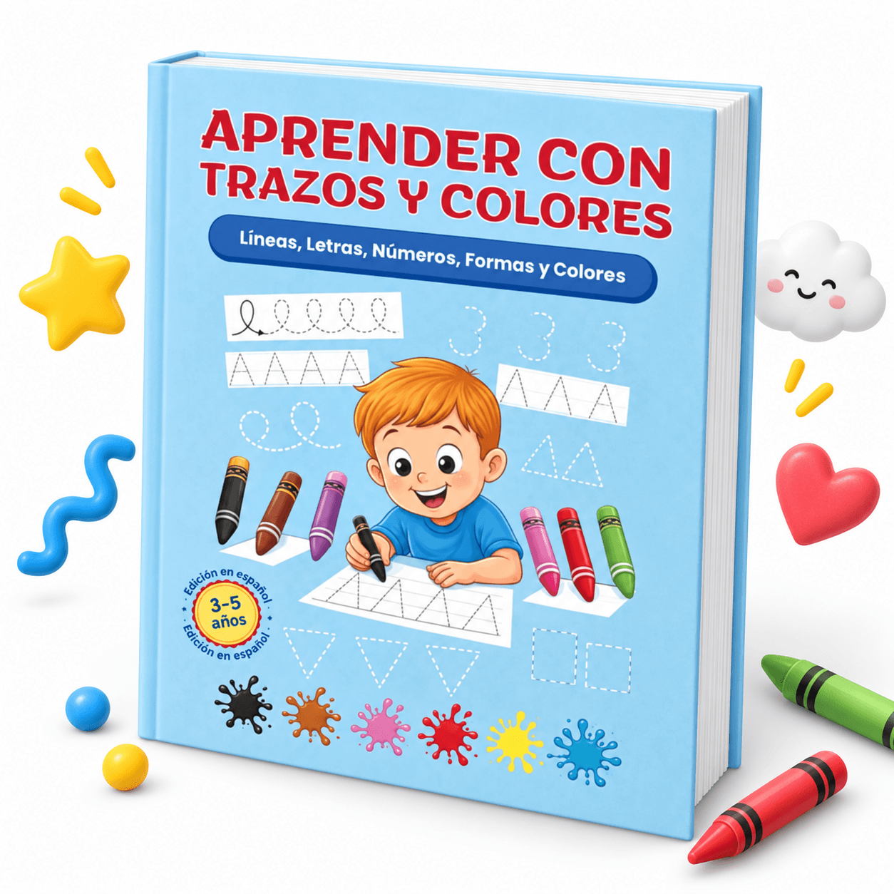 Portada de Aprende con Trazos y Colores