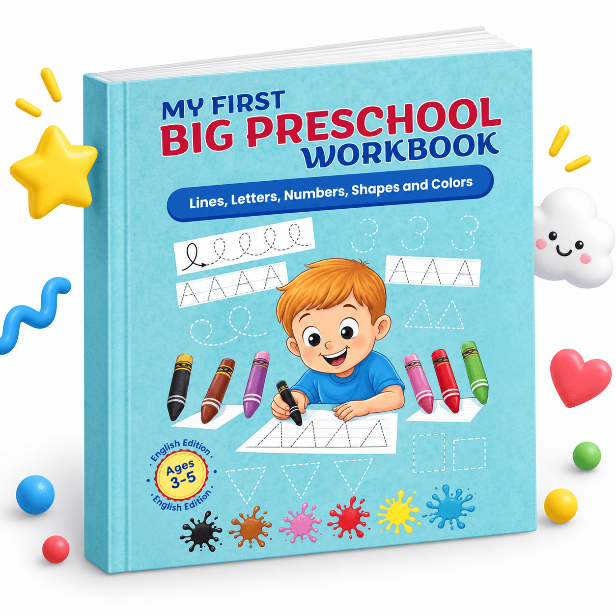 Portada de My First Big Preschool Workbook